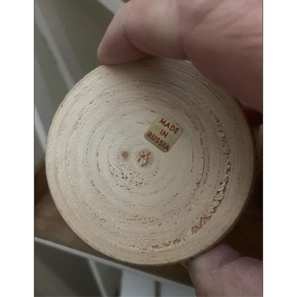 Russian Authentic Wood Nesting Dolls - Picture 5 of 5